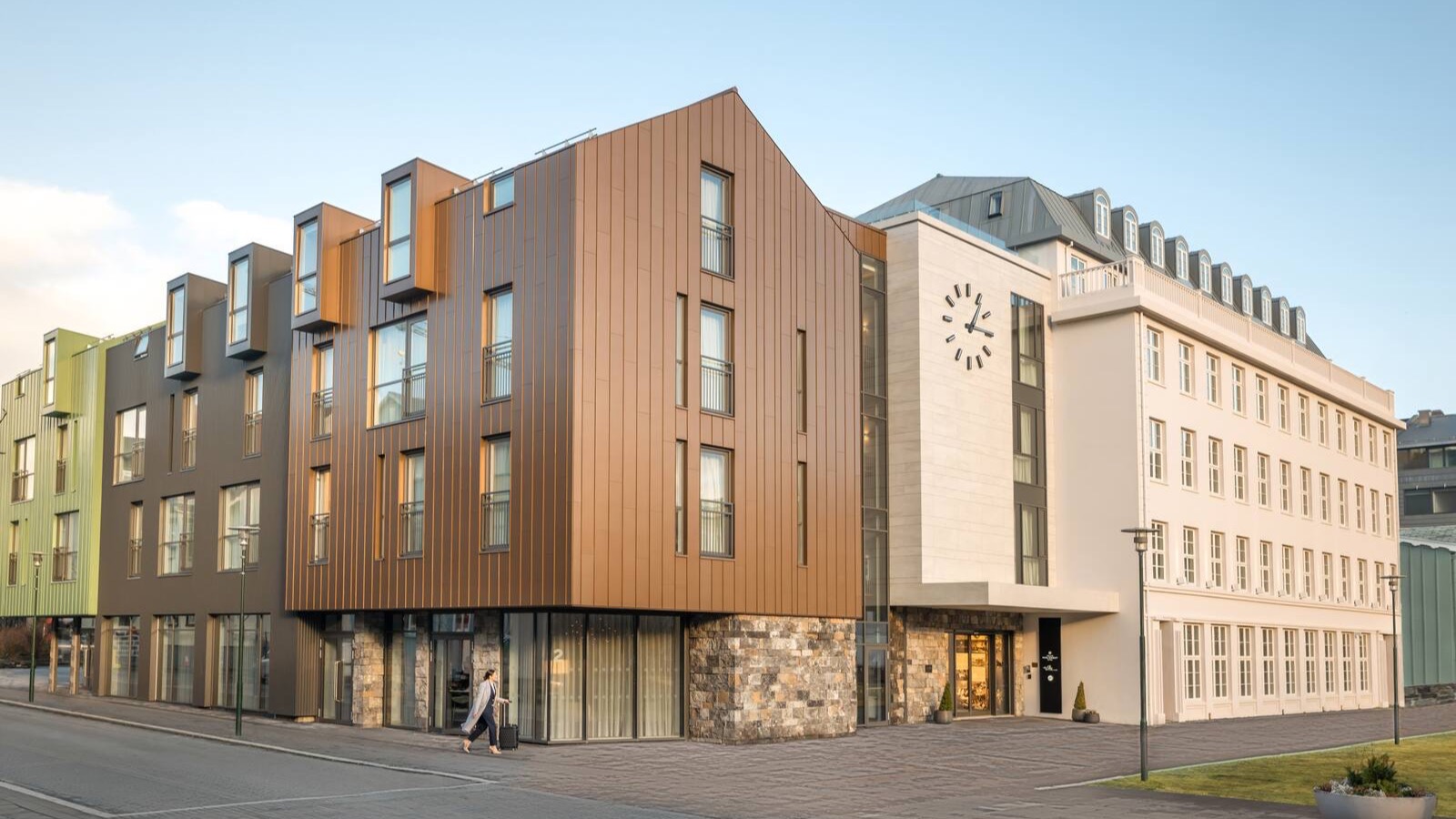 Exterior of Iceland Parliament Hotel in Reykjavík